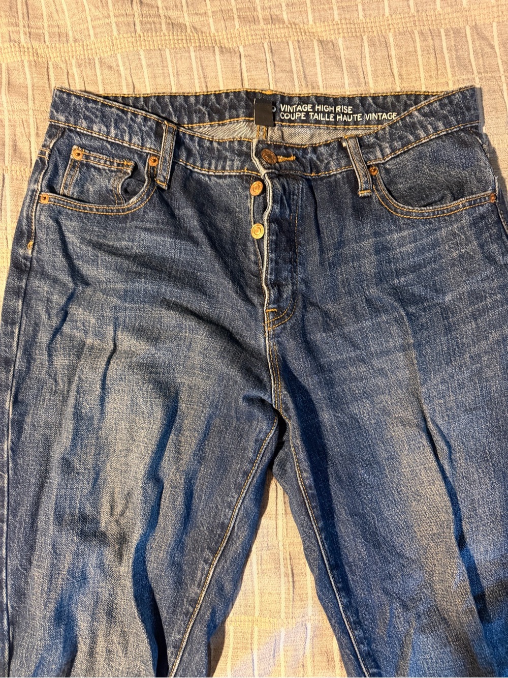 GAP Vintage High Rise Jeans - Blue